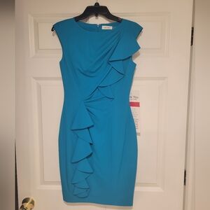 NWT Teal Calvin Klein Dress